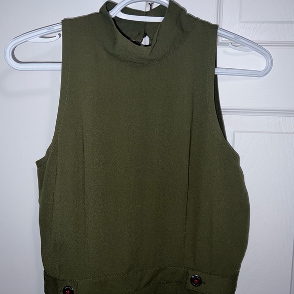 Tommy Hilfiger sleeveless and shorts, romper, dark green - Picture 2 of 5